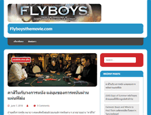 Tablet Screenshot of flyboysthemovie.com